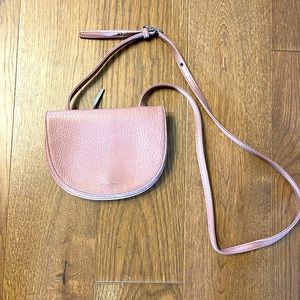 Matt and Nat Opia Mauve Crossbody Saddle Purse